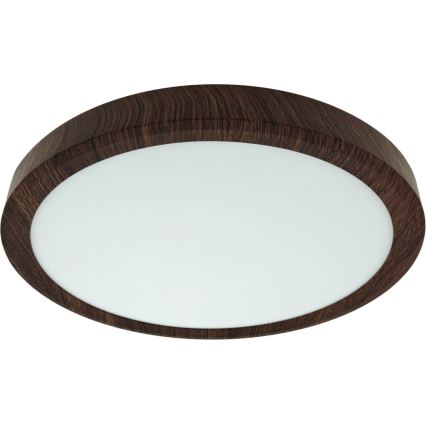 Plafón LED 18W/230V 3000/4000/6500K Ø 23 cm, marrón