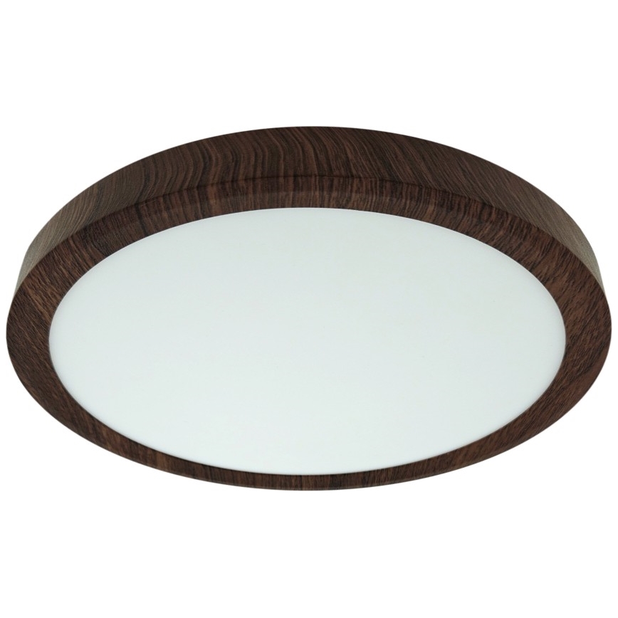 Plafón LED 18W/230V 3000/4000/6500K Ø 23 cm, marrón