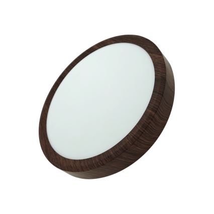 Plafón LED 18W/230V 3000/4000/6500K Ø 23 cm, marrón