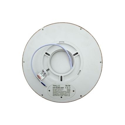 Plafón LED 18W/230V 3000/4000/6500K Ø 23 cm, marrón