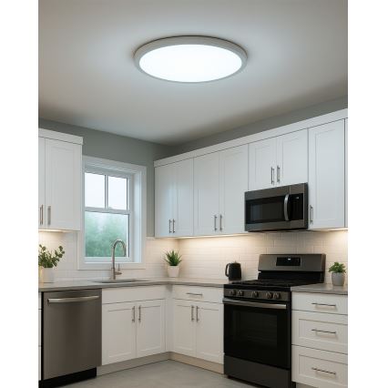 Plafón LED 32W/230V 3000/4000/6500K Ø 40 cm blanco