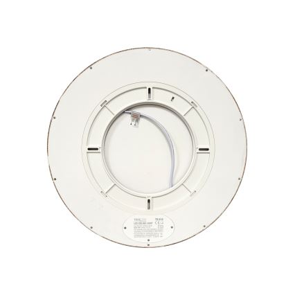 Plafón LED/32W/230V 3000/4000/6500K Ø 40 cm marrón
