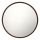 Plafón LED 40W/230V, 3000/4000/6500K, Ø 50 cm, marrón