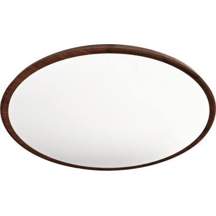 Plafón LED 40W/230V, 3000/4000/6500K, Ø 50 cm, marrón