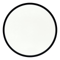 Plafón LED/40W/230V 3000/4000/6500K Ø 50 cm negro