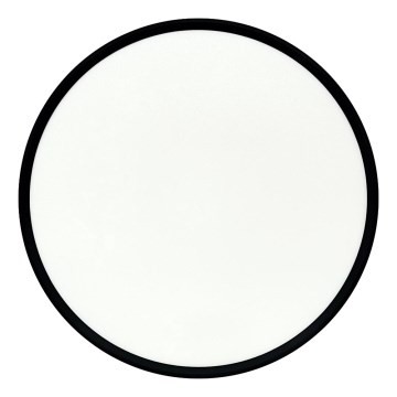 Plafón LED/40W/230V 3000/4000/6500K Ø 50 cm negro