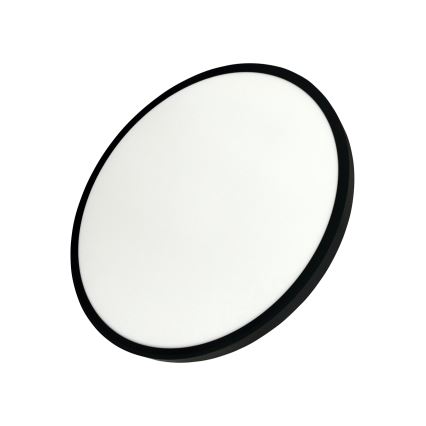 Plafón LED/40W/230V 3000/4000/6500K Ø 50 cm negro