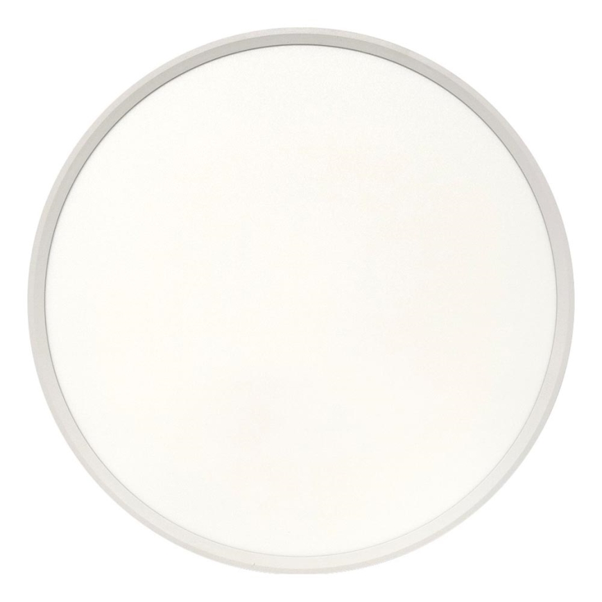 Plafón LED 40W 230V, seleccionable 3000/4000/6500K, Ø 50 cm, blanco