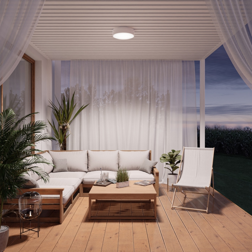 Plafón LED CLEO LED/24W/230V 4000K diá. 30 cm blanco