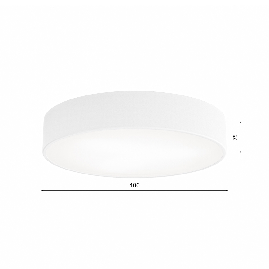 Plafón LED CLEO LED/43W/230V 3000K diá. 40 cm blanco