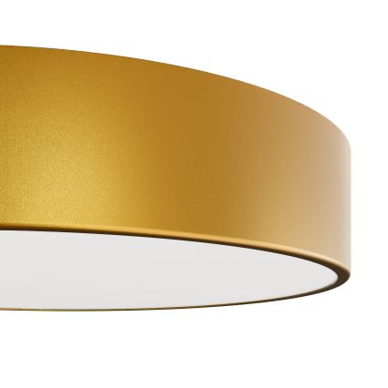 Plafón LED CLEO LED/43W/230V 3000K diá. 40 cm dorado