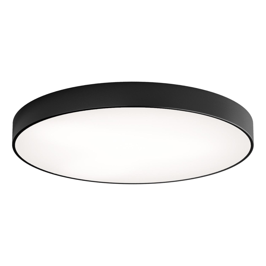 Plafón LED CLEO LED/96W/230V 3000K diá. 80 cm negro