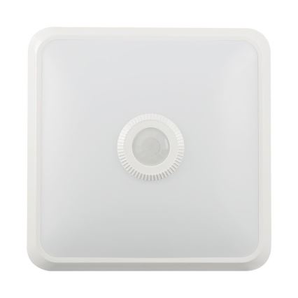 Plafón LED con sensor SAMSUNG CHIP LED/12W/230V 3000/4000/6000K 25x25 cm blanco