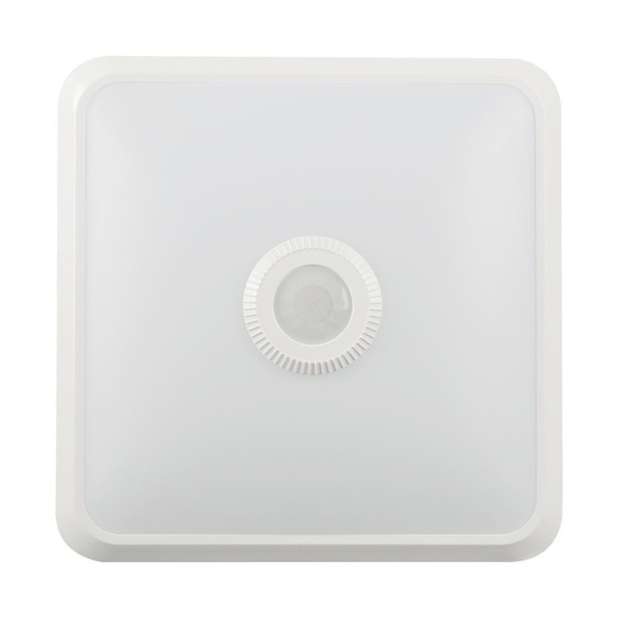 Plafón LED con sensor SAMSUNG CHIP LED/12W/230V 3000/4000/6000K 25x25 cm blanco