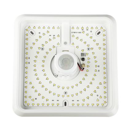 Plafón LED con sensor SAMSUNG CHIP LED/12W/230V 3000/4000/6000K 25x25 cm blanco