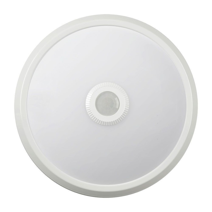 Plafón LED con sensor SAMSUNG CHIP LED/12W/230V 3000/4000/6000K diá. 29 cm blanco