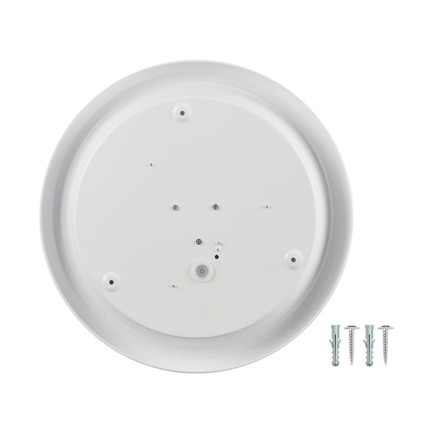 Plafón LED con sensor SAMSUNG CHIP LED/12W/230V 3000/4000/6000K diá. 29 cm blanco