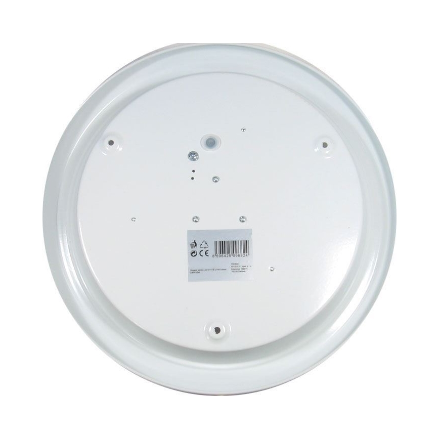 Plafón LED con sensor PIR de movimiento y sensor crepuscular LED/16W/230V 4000K