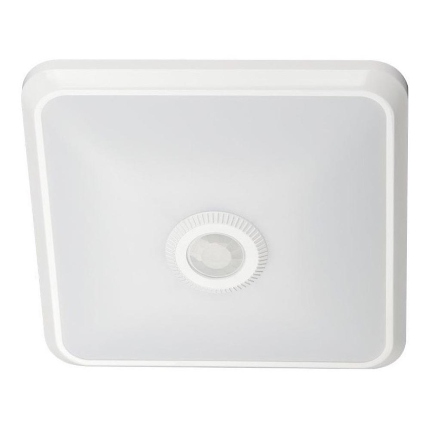 Plafón LED con sensor SAMSUNG CHIP LED/12W/230V 3000/4000/6000K 25x25 cm blanco