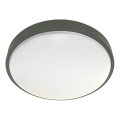 Plafón LED con sensor WILTON LED/24W/230V 4000K diá. 38 cm antracita
