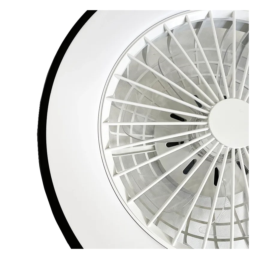Plafón LED regulable con ventilador OPAL LED/48W/230V 3000-6500K + control remoto