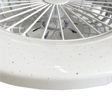 Plafón LED regulable con ventilador STAR LED/48W/230V 3000-6500K + control remoto