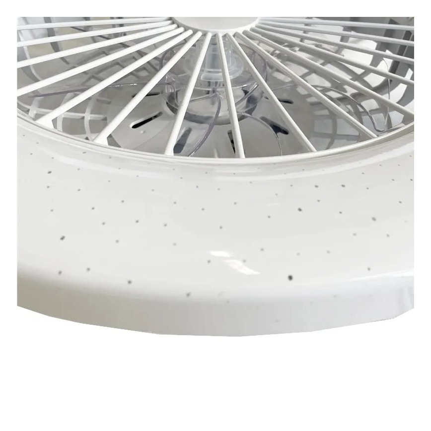Plafón LED regulable con ventilador STAR LED/48W/230V 3000-6500K + control remoto
