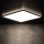 Plafón LED de baño AZPO LED/12,3W/230V IP54 negro