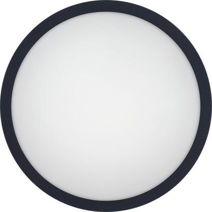 Plafón LED de baño con sensor ELLÉ LED/24W/230V 3000/4000/6500K diá. 26 cm IP54 antracita