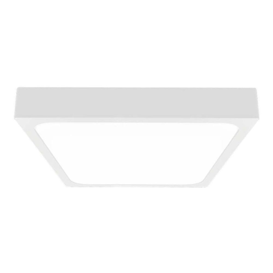 Plafón LED de baño con sensor LED/24W/230V 4000K IP44 29,5x29,5 cm blanco