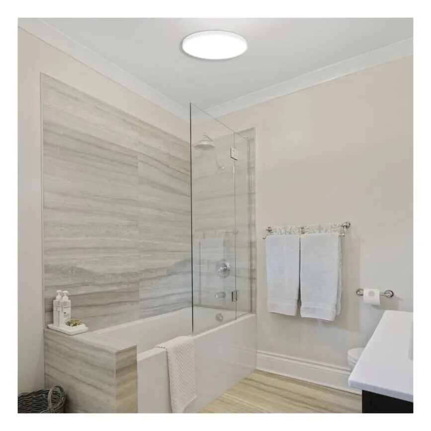 Plafón LED de baño LED/15W/230V 3000/4000/5700K IP55 blanco