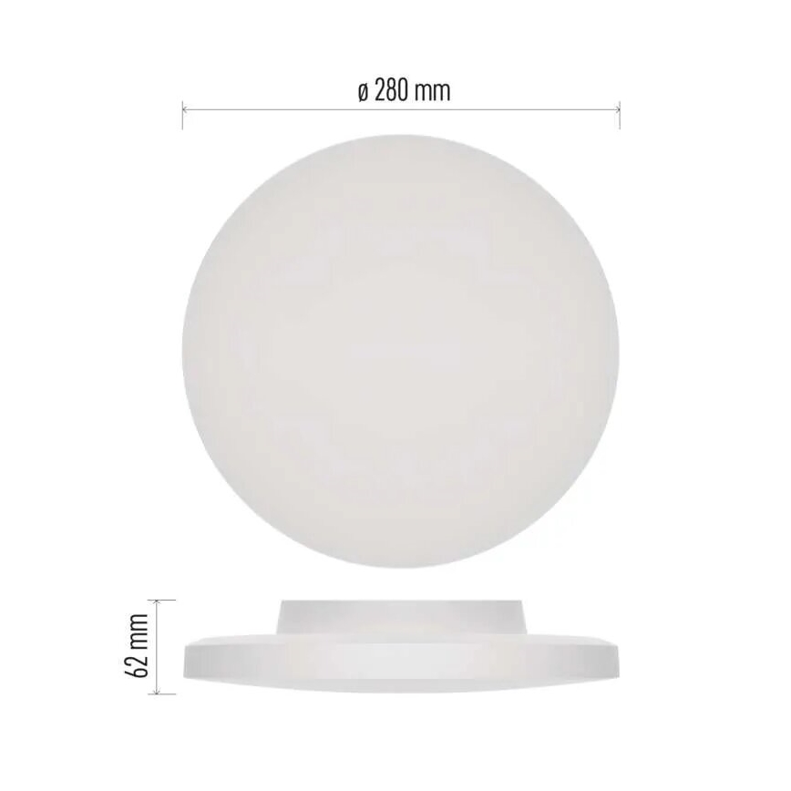Plafón LED de baño LED/15W/230V 3000/4000/5700K IP55 blanco