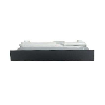 Plafón LED de baño LED/18W/230V 6500K IP44 22,5x22,5 cm negro