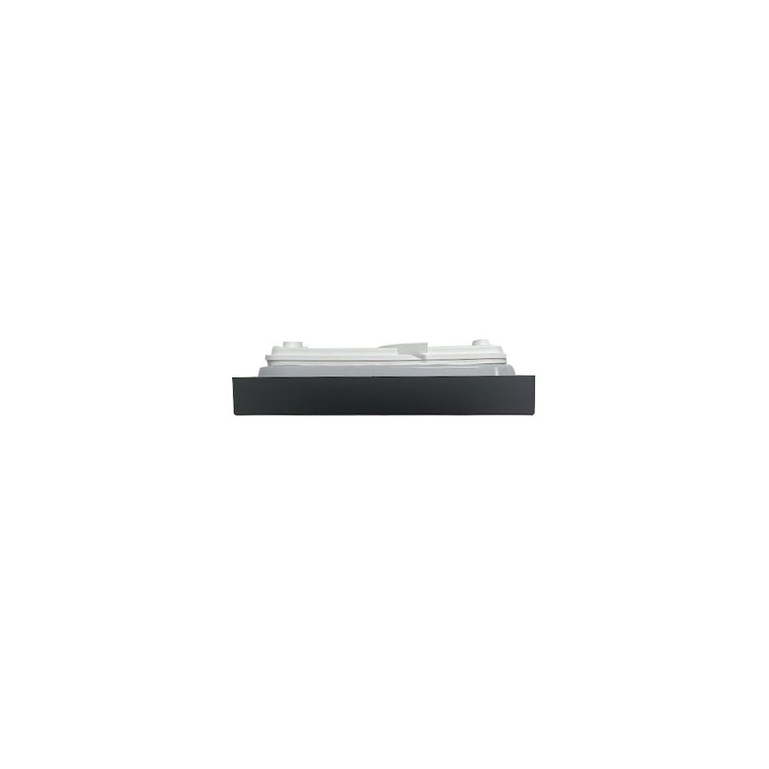 Plafón LED de baño LED/18W/230V 6500K IP44 22,5x22,5 cm negro