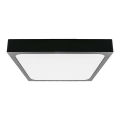 Plafón LED de baño LED/24W/230V 6500K IP44 29,5x29,5 cm negro