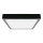 Plafón LED de baño LED/30W/230V 3000K IP44 42x42 cm negro