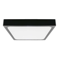 Plafón LED de baño LED/30W/230V 6500K IP44 42x42 cm negro