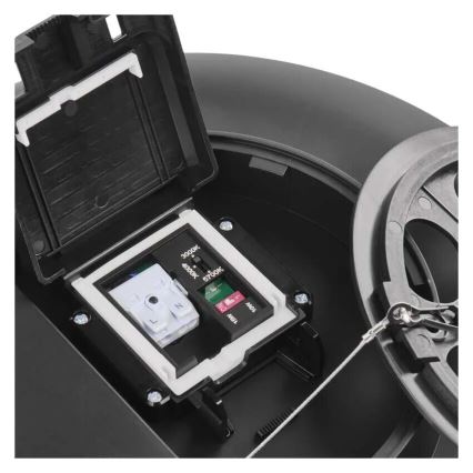 Plafón LED de baño LED/32W/230V 3000/4000/5700K IP55 negro