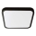 Plafón LED de baño LED/48W/230V 6500K IP44 42x42 cm negro