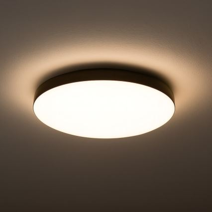 Plafón LED de baño MAYA LED/15W/230V diá. 33 cm IP44 negro