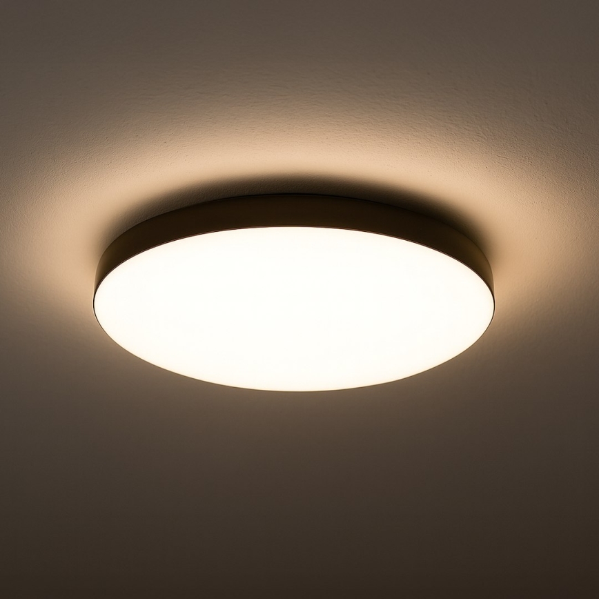 Plafón LED de baño MAYA LED/15W/230V diá. 33 cm IP44 negro