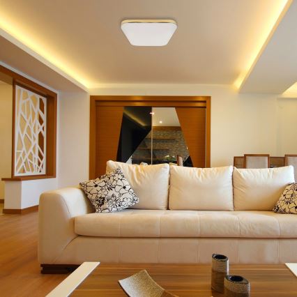 Plafón LED de baño NEMO LED/17W/230V IP44 dorado