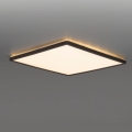 Plafón LED de baño NIVERA LED/18W/230V IP54 3000/4000/6000K 30x30 cm negro