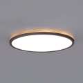Plafón LED de baño NIVERA LED/18W/230V IP54 3000/4000/6000K diá. 30 cm negro