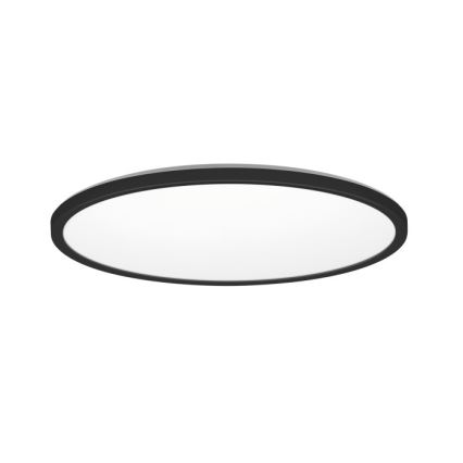 Plafón LED de baño NIVERA LED/24W/230V IP54 3000/4000/6000K diá. 30 cm negro