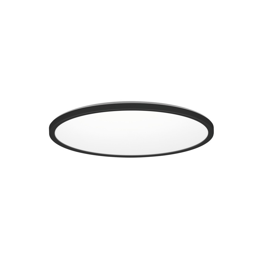 Plafón LED de baño NIVERA LED/24W/230V IP54 3000/4000/6000K diá. 30 cm negro