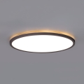 Plafón LED de baño NIVERA LED/32W/230V IP54 3000/4000/6000K diá. 42 cm negro