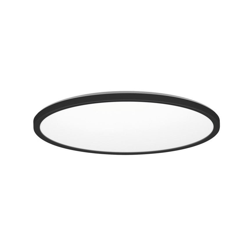 Plafón LED de baño NIVERA LED/32W/230V IP54 3000/4000/6000K diá. 42 cm negro