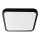 Plafón LED de baño SAMSUNG CHIP LED/18W/230V IP44 3000K 25x25 cm negro