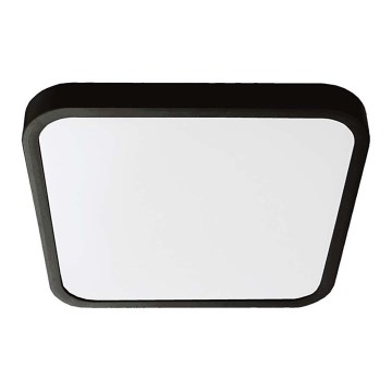 Plafón LED de baño SAMSUNG CHIP LED/48W/230V IP44 3000K 42x42 cm negro
